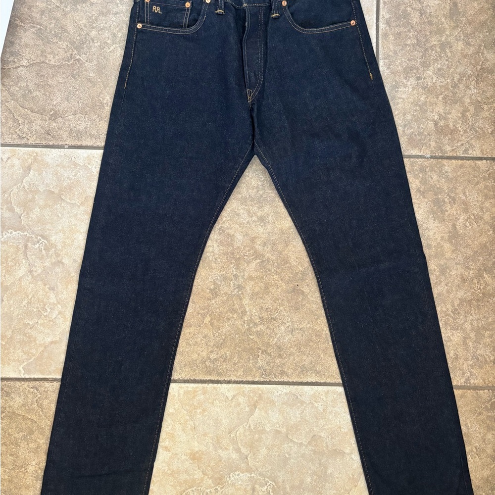 Ralph Lauren Double RL Selvedge One Wash Slim Jeans 34x34 Unworn